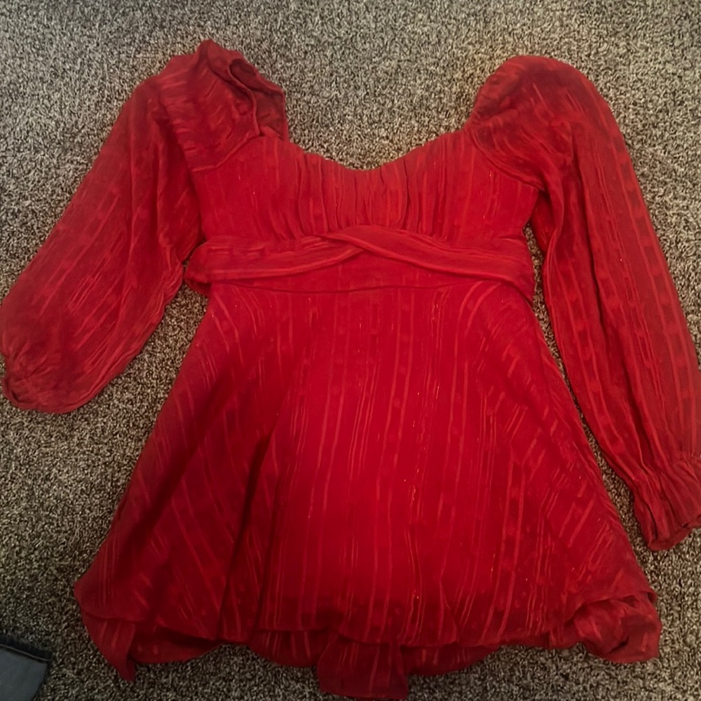 Red dress